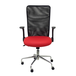 Minaya cadeira similpiel vermelho