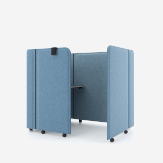 Oficina compacta Brainy color azul