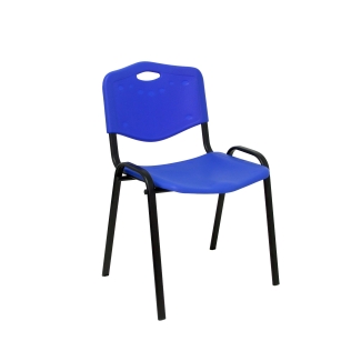 Pack 1 sillas Iso plastic PVC azul