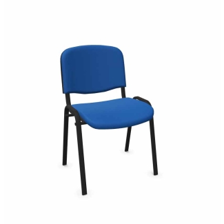 Pack 3 sillas Iso similpiel azul