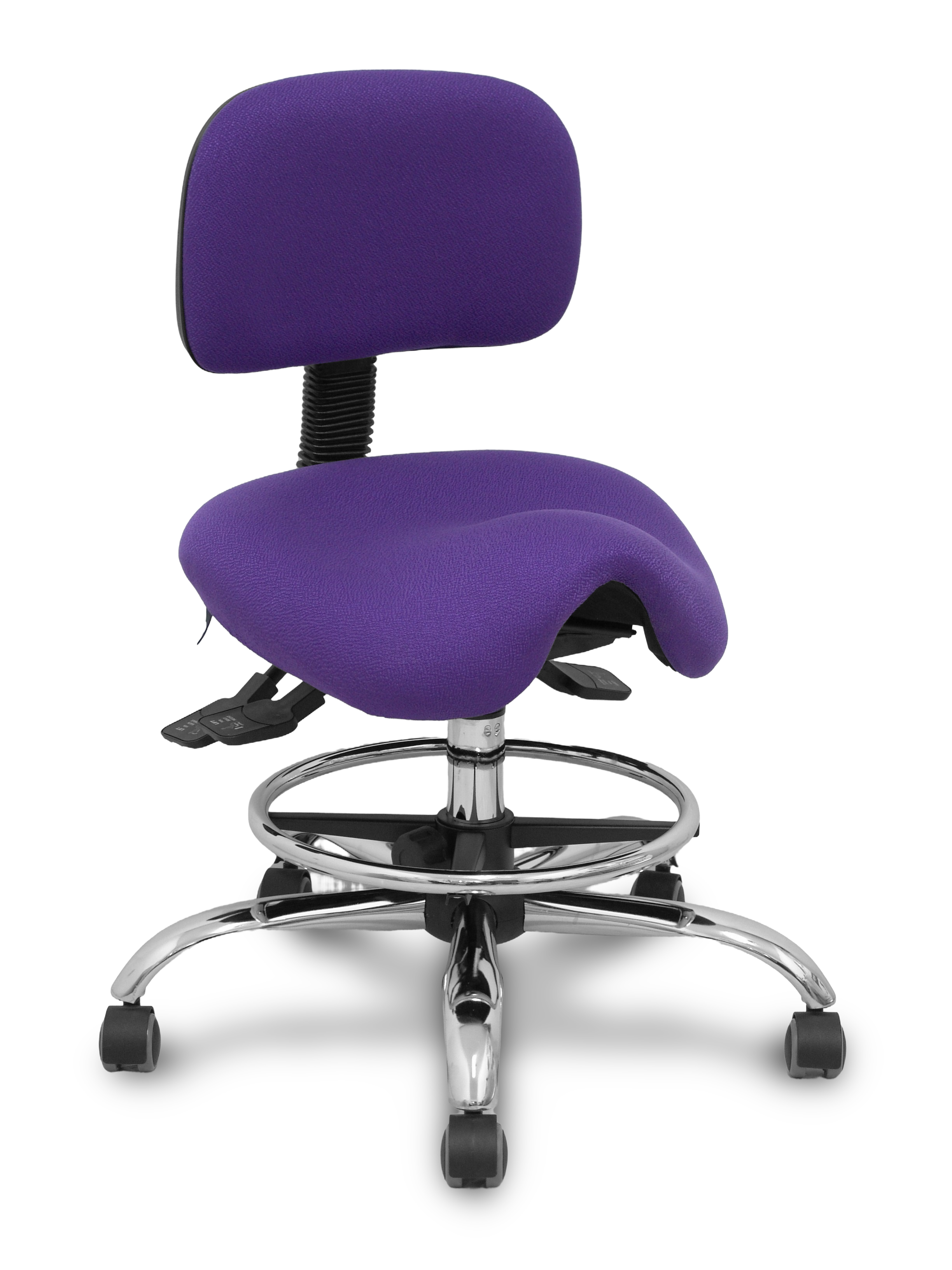 Zarza con respaldo base cromada