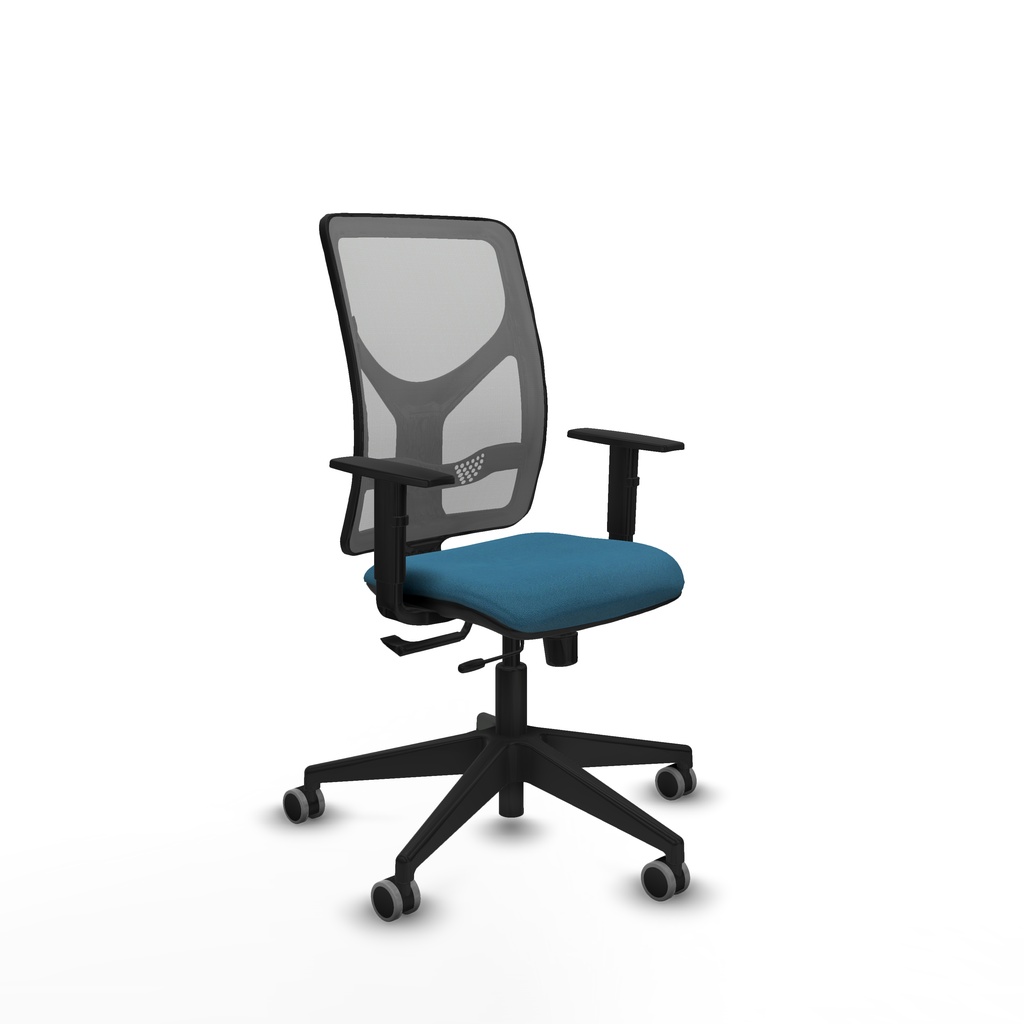 Motilla traslack malla gris bali verde petroleo brazos 1D base piramidal  ruedas 65mm engomadas