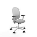 Cilanco blanca sincro malla blanca bali gris claro brazos 1D base blanca ruedas 65mm nailon
