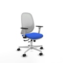 Cilanco blanca traslack malla blanca bali azul brazos 1D base blanca ruedas 65mm nailon