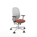 Cilanco blanca traslack malla blanca bali marrón brazos 1D base blanca ruedas 65mm engomadas