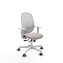 Cilanco blanca traslack malla blanca similpiel blanco brazos blancos base blanca ruedas 65mm engomadas