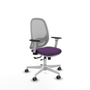 Cilanco blanca traslack malla gris bali morado brazos 1D base blanca ruedas 65mm engomadas