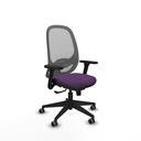Cilanco sincro malla gris bali morado brazos 3D base piramidal ruedas 65mm engomadas