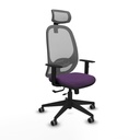 Cilanco traslack malla gris bali morado brazos 1D base piramidal cabecero 2D ruedas 65mm engomadas