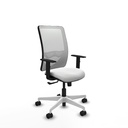 Zulema sincro malla blanca bali blanco brazos 1D base blanca  ruedas 65mm nailon