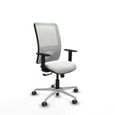 Zulema sincro malla blanca bali blanco brazos 1D base aluminio  ruedas 65mm engomadas