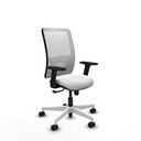 Zulema sincro malla blanca bali blanco brazos 2D base blanca  ruedas 65mm nailon