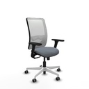 Zulema sincro malla blanca bali gris brazos 3D base blanca  ruedas 65mm engomadas