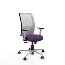 Zulema sincro malla blanca bali morado brazos blancos base aluminio  ruedas 65mm engomadas