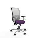 Zulema sincro malla blanca bali morado brazos blancos base aluminio  ruedas 65mm nailon