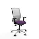 Zulema sincro malla blanca bali morado brazos 1D base aluminio  ruedas 65mm engomadas