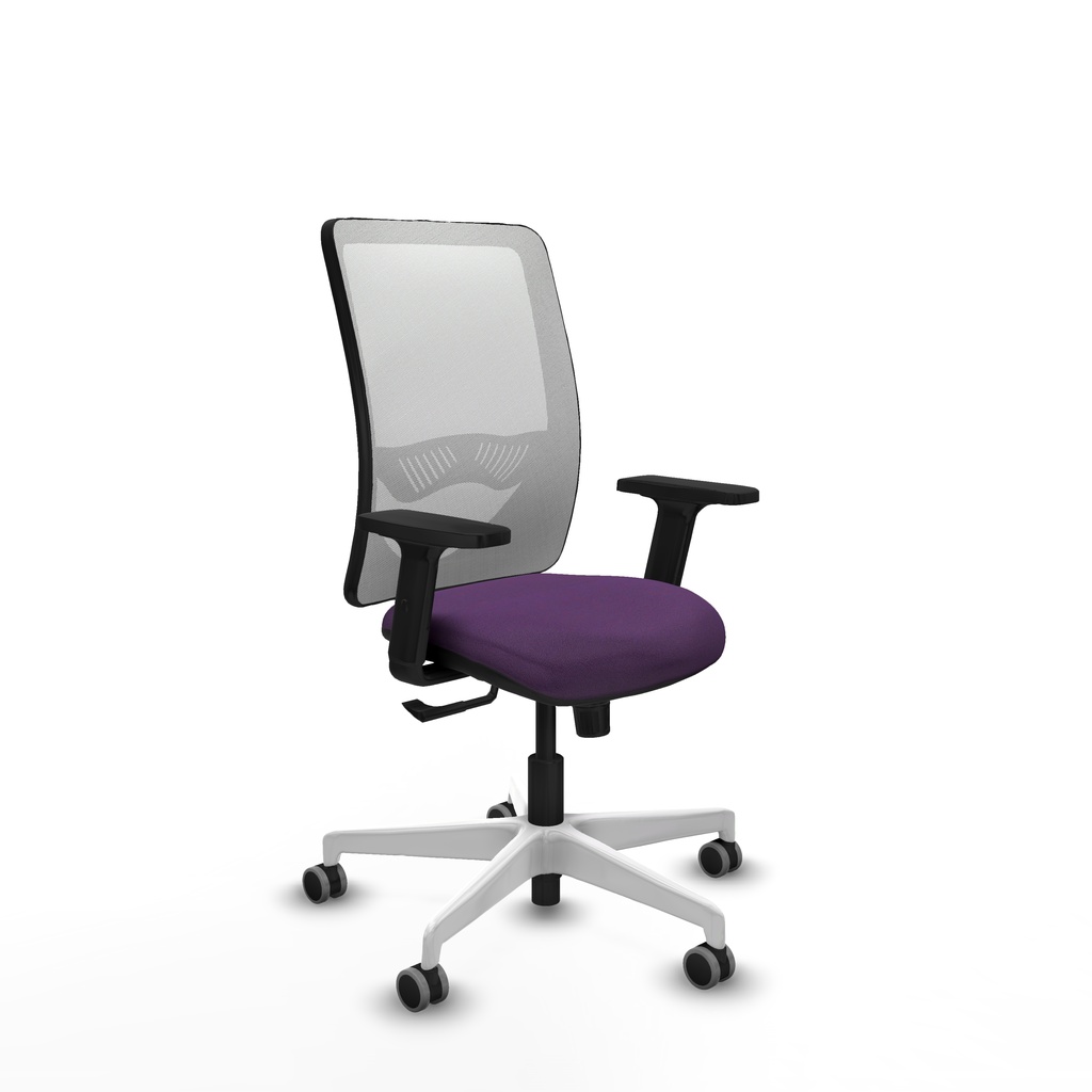 Zulema sincro malla blanca bali morado brazos 2D base blanca  ruedas 65mm engomadas