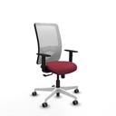 Zulema sincro malla blanca bali granate brazos 1D base blanca  ruedas 65mm engomadas