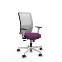 Zulema sincro malla blanca similpiel morado brazos blancos base blanca  ruedas 65mm nailon