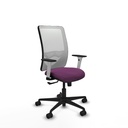Zulema sincro malla blanca similpiel morado brazos blancos base nailon  ruedas 65mm nailon