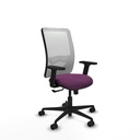 Zulema sincro malla blanca similpiel morado brazos 2D base nailon  ruedas 65mm nailon