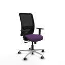 Zulema sincro malla negra bali morado brazos 1D base aluminio  ruedas 65mm engomadas