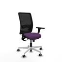 Zulema sincro malla negra bali morado brazos 3D base blanca  ruedas 65mm engomadas