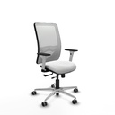 Zulema traslack malla blanca bali blanco brazos blancos base aluminio  ruedas 65mm engomadas