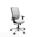 Zulema traslack malla blanca bali blanco brazos 1D base aluminio  ruedas 65mm engomadas