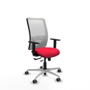 Zulema traslack malla blanca bali rojo brazos 1D base aluminio  ruedas 65mm engomadas