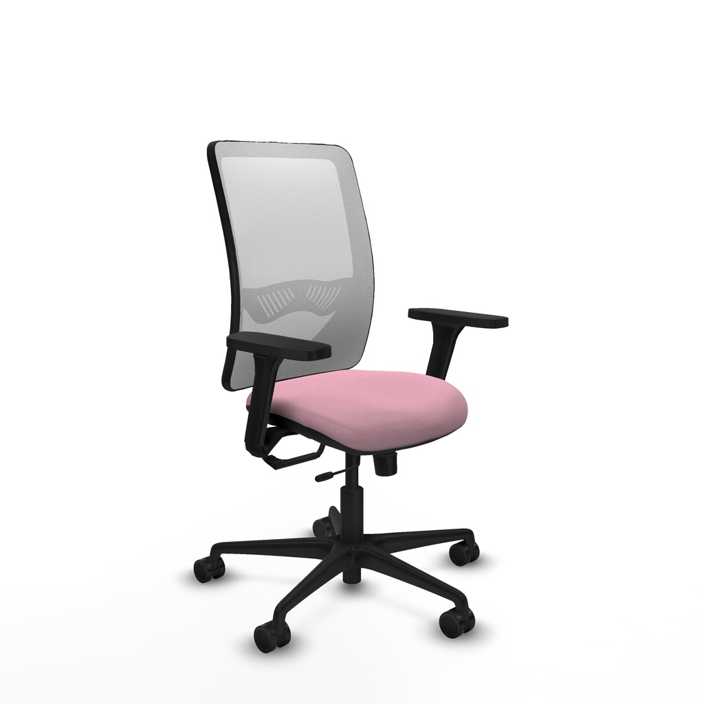 Zulema traslack malla blanca bali rosa brazos 3D base nailon  ruedas 65mm nailon