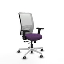 Zulema traslack malla blanca bali morado brazos 2D base blanca  ruedas 65mm engomadas