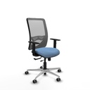 Zulema traslack malla gris bali azul cielo brazos 1D base aluminio  ruedas 65mm engomadas