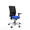 Zulema traslack malla negra bali azul brazos 3D base aluminio  ruedas 65mm nailon