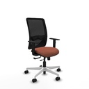 Zulema traslack malla negra bali marrón brazos 1D base blanca  ruedas 65mm nailon