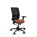 Zulema traslack malla negra bali marrón brazos 3D base nailon  ruedas 65mm nailon