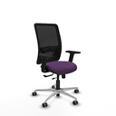 Zulema traslack malla negra bali morado brazos 2D base aluminio  ruedas 65mm engomadas