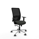 Zulema traslack malla negra bali negro brazos 1D base aluminio  ruedas 65mm engomadas