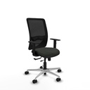 Zulema traslack malla negra bali negro brazos 1D base aluminio  ruedas 65mm nailon