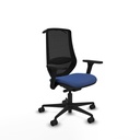 Mardos traslack bali azul marino brazos 3D base nailon ruedas 65mm nailon perchero