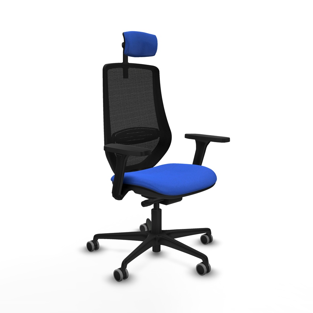 Mardos traslack bali azul brazos 3D base nailon ruedas 65mm engomadas cabecero 2D
