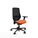 Mardos traslack bali naranja brazos 3D base nailon ruedas 65mm nailon