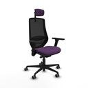Mardos traslack bali morado brazos 3D base nailon ruedas 65mm engomadas cabecero 2D