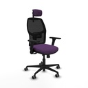 Alfera traslack malla negra bali morado brazos 3D base nailon cabecero 2D ruedas 65mm engomadas