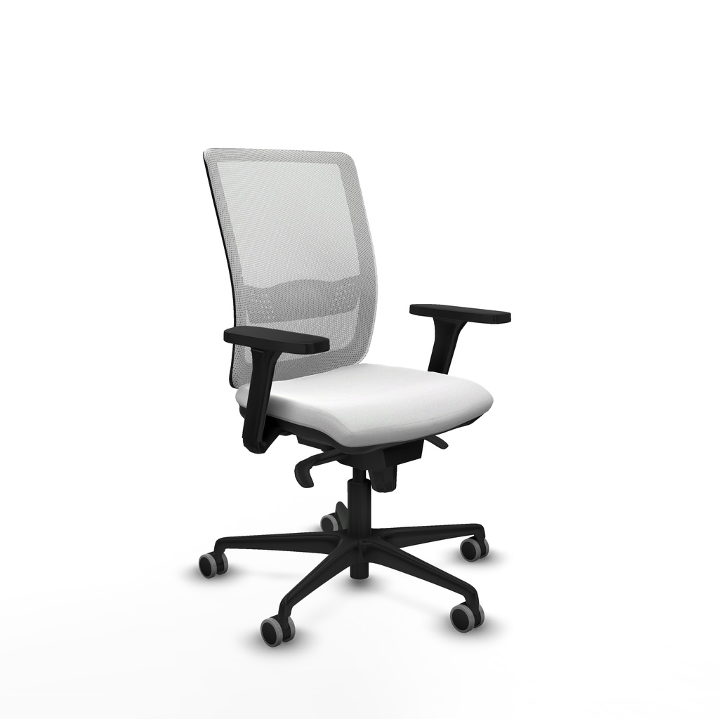 Haches sincro malla blanca bali blanco brazos 3D base nailon ruedas 65mm engomadas