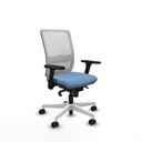 Haches sincro malla blanca bali azul cielo brazos 3D base blanca ruedas 65mm nailon