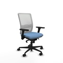 Haches sincro malla blanca bali azul cielo brazos 3D base nailon ruedas 65mm nailon