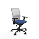 Haches sincro malla blanca bali azul marino brazos 3D base nailon ruedas 65mm nailon