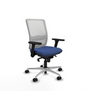 Haches sincro malla blanca bali azul marino brazos 3D base aluminio ruedas 65mm nailon