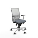 Haches sincro malla blanca bali gris brazos blancos base blanca ruedas 65mm engomadas